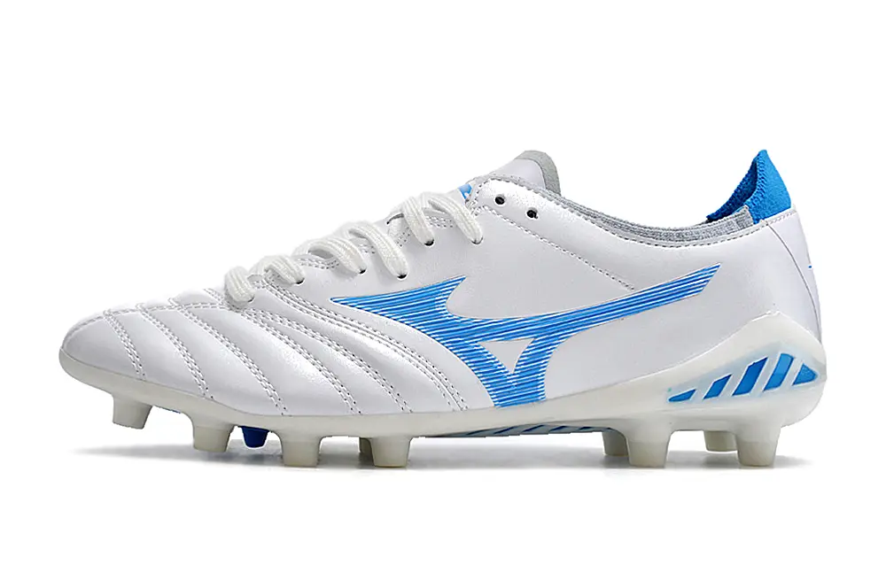 Mizuno Morelia Neo 3 Pro FG - White/Sky Blue/Cool Blue