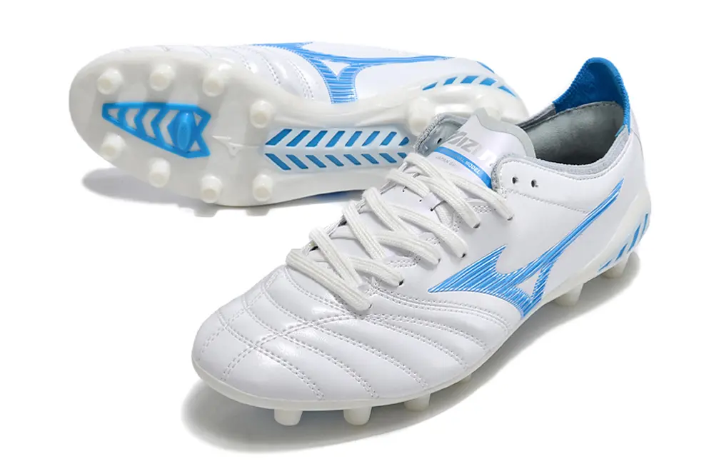 Mizuno Morelia Neo 3 Pro FG - White/Sky Blue/Cool Blue
