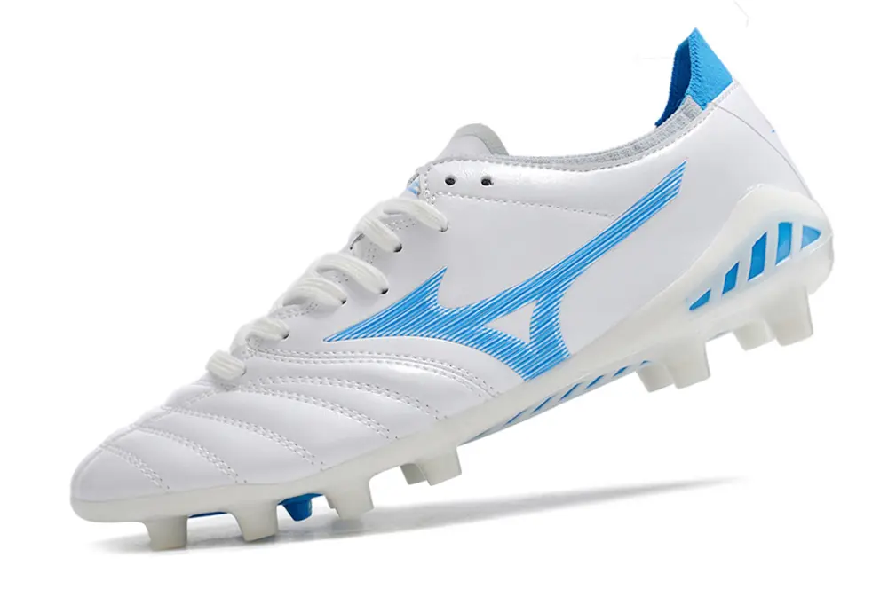Mizuno Morelia Neo 3 Pro FG - White/Sky Blue/Cool Blue
