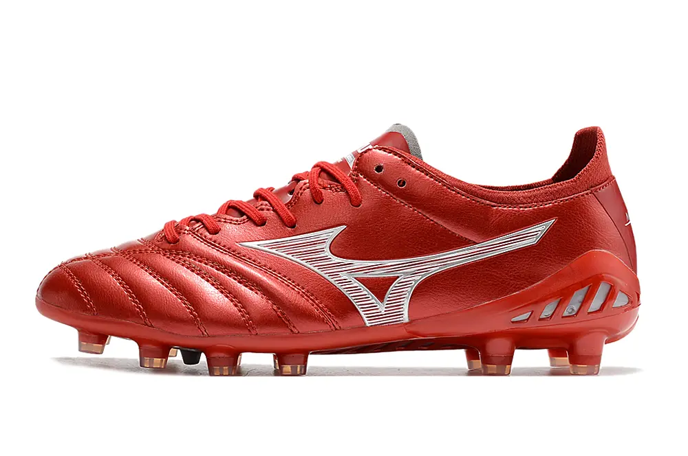 Mizuno Morelia Neo 3 Pro FG - Red/Crimson Blaze/Sporty Silver