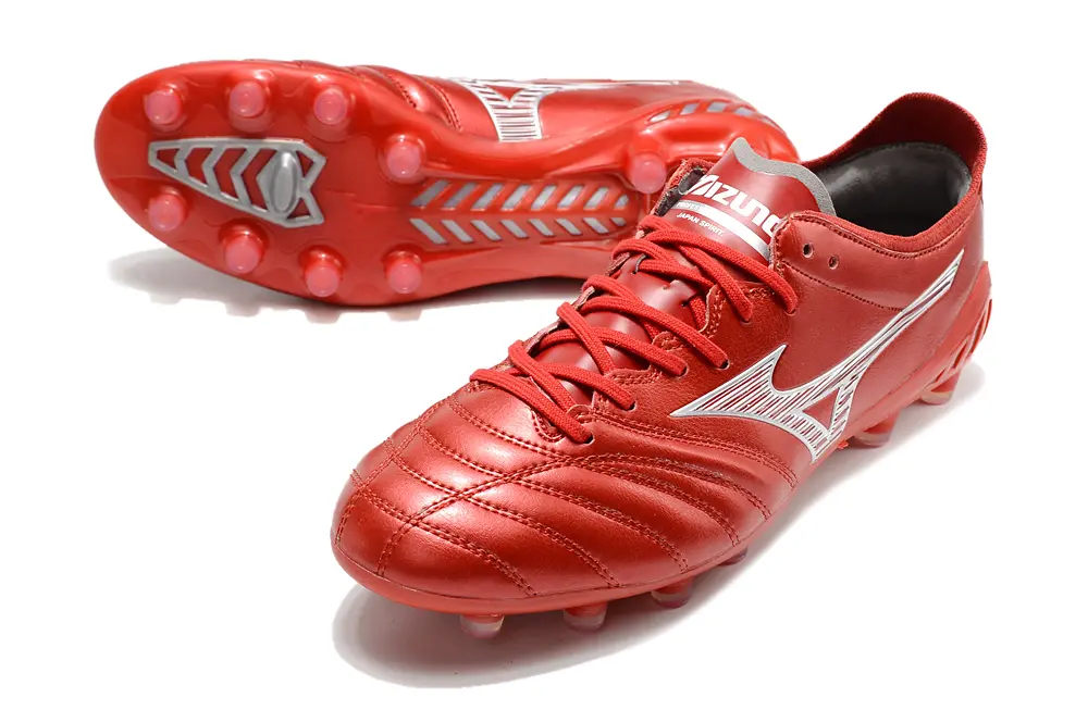 Mizuno Morelia Neo 3 Pro FG - Red/Crimson Blaze/Sporty Silver
