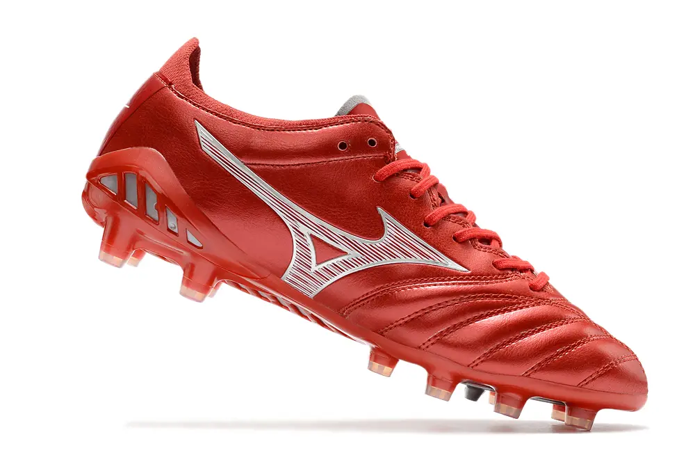 Mizuno Morelia Neo 3 Pro FG - Red/Crimson Blaze/Sporty Silver