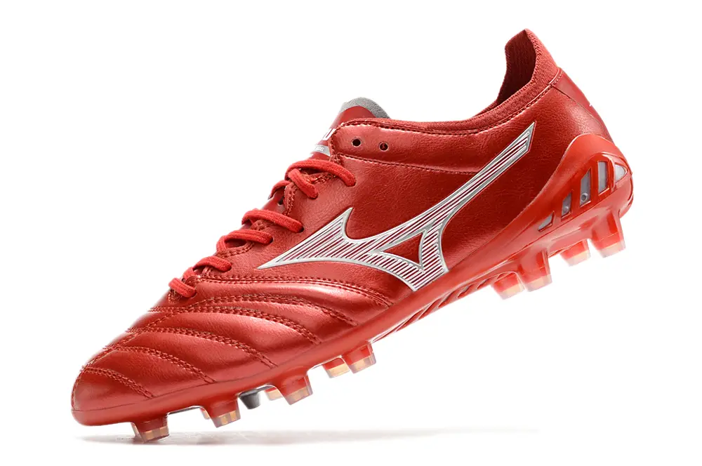 Mizuno Morelia Neo 3 Pro FG - Red/Crimson Blaze/Sporty Silver