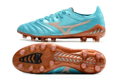 Mizuno Morelia Neo 3 Pro FG - Blue/Sky Blue/Bright Bronze