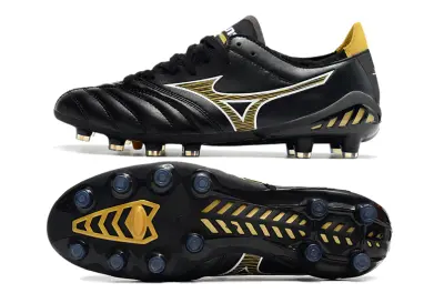 Mizuno Morelia Neo 3 Pro FG - Black/Golden Black/Classic Black