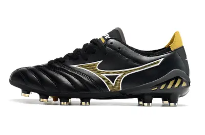 Mizuno Morelia Neo 3 Pro FG - Black/Golden Black/Classic Black