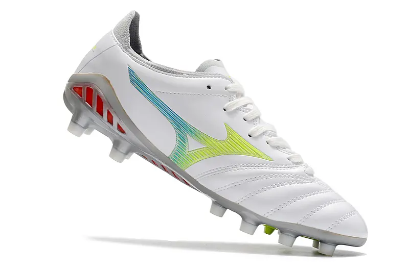 Mizuno Morelia Neo 3 Pro FG - White/Lime Yellow/Graphite Grey