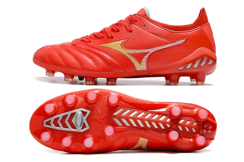 Mizuno Morelia Neo 3 Pro FG - Red/Fiery Crimson/Golden Blaze