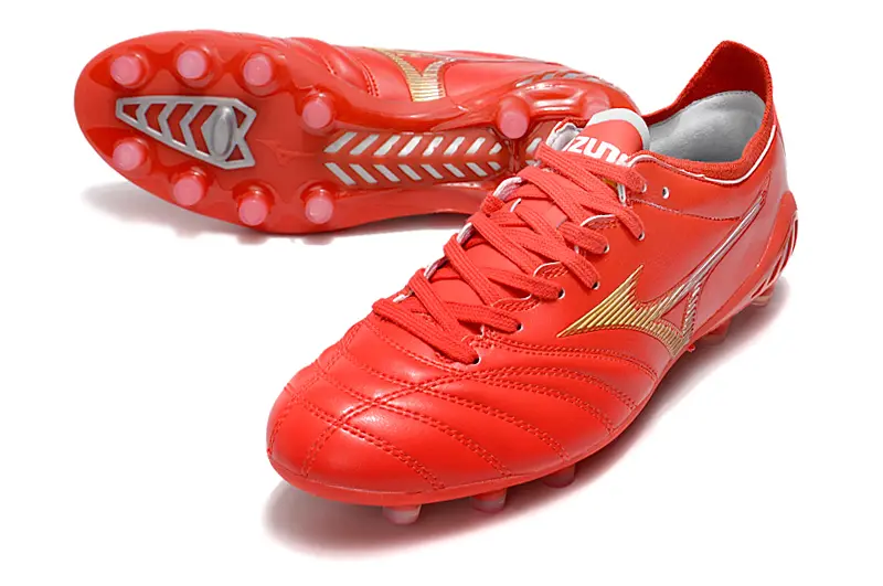 Mizuno Morelia Neo 3 Pro FG - Red/Fiery Crimson/Golden Blaze