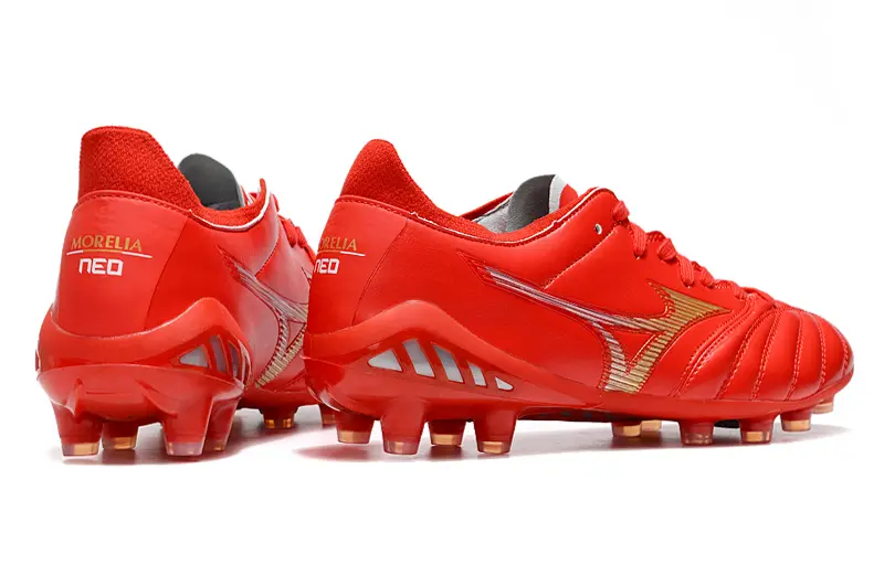 Mizuno Morelia Neo 3 Pro FG - Red/Fiery Crimson/Golden Blaze