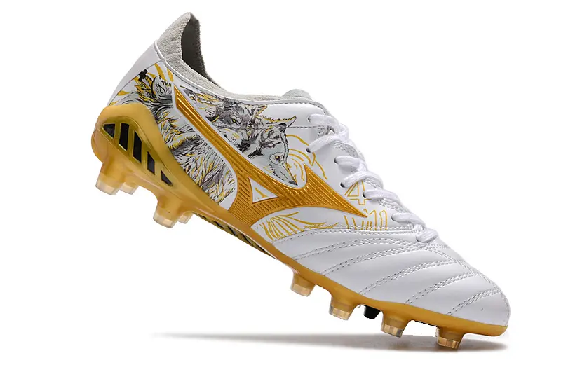 Mizuno Morelia Neo 3 Pro FG - White/Golden Yellow/Black