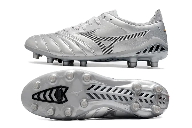 Mizuno Morelia Neo 3 Pro FG - Silver/Metallic Grey/Classic White