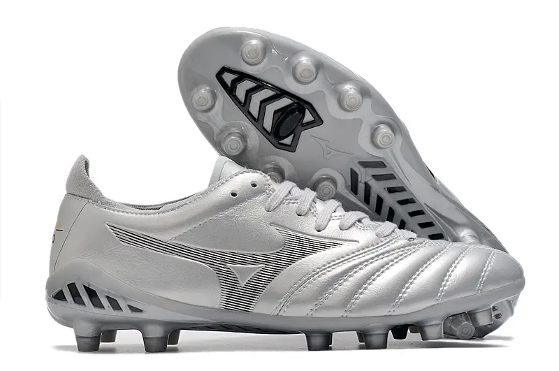 Mizuno Morelia Neo 3 Pro FG - Silver/Metallic Grey/Classic White