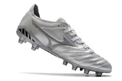 Mizuno Morelia Neo 3 Pro FG - Silver/Metallic Grey/Classic White