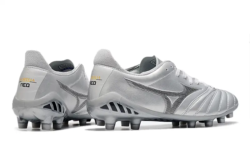 Mizuno Morelia Neo 3 Pro FG - Silver/Metallic Grey/Classic White
