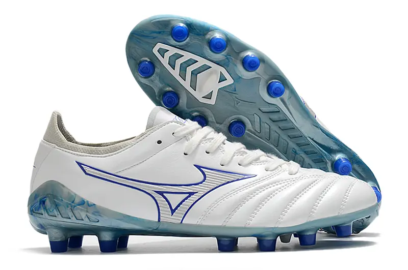 Mizuno Morelia Neo 3 Pro FG - White/Ocean Blue/Frosted Blue