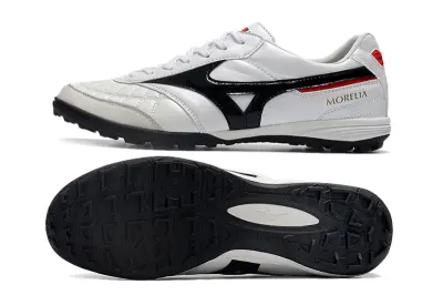 Mizuno Morelia Sala Japan TF - White/Elegant Black/Scarlet Red