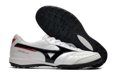 Mizuno Morelia Sala Japan TF - White/Elegant Black/Scarlet Red