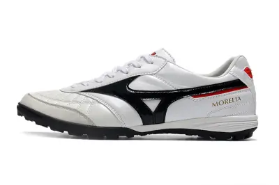 Mizuno Morelia Sala Japan TF - White/Elegant Black/Scarlet Red
