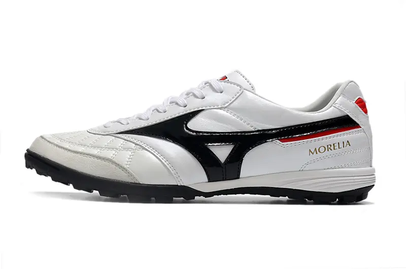 Mizuno Morelia Sala Japan TF - White/Elegant Black/Scarlet Red
