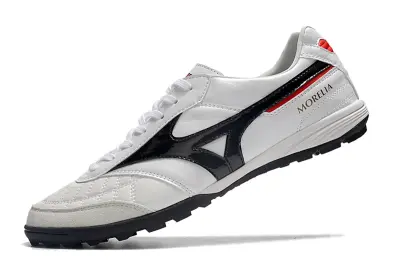Mizuno Morelia Sala Japan TF - White/Elegant Black/Scarlet Red
