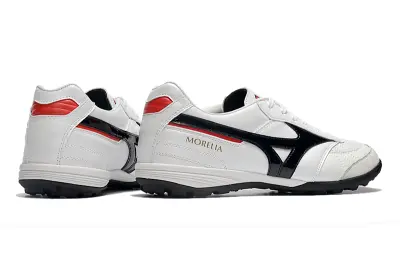 Mizuno Morelia Sala Japan TF - White/Elegant Black/Scarlet Red
