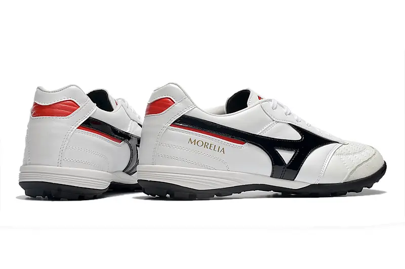 Mizuno Morelia Sala Japan TF - White/Elegant Black/Scarlet Red