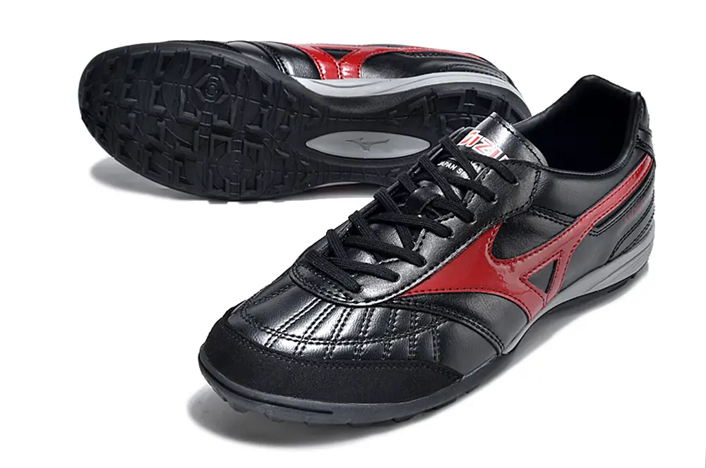 Mizuno Morelia Sala Japan TF - Black/Fiery Red/Graphite Grey