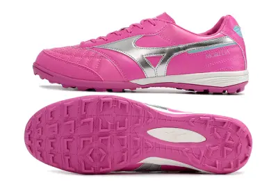 Mizuno Morelia Sala Japan TF - Pink/Vibrant Pink/Silver Accents