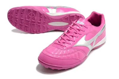 Mizuno Morelia Sala Japan TF - Pink/Vibrant Pink/Silver Accents