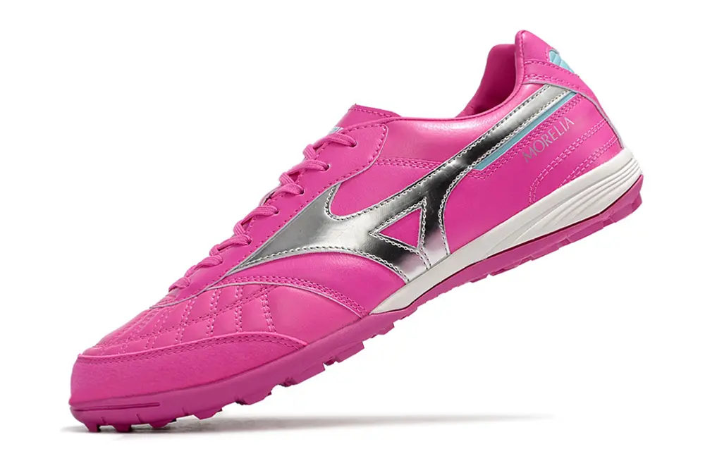 Mizuno Morelia Sala Japan TF - Pink/Vibrant Pink/Silver Accents