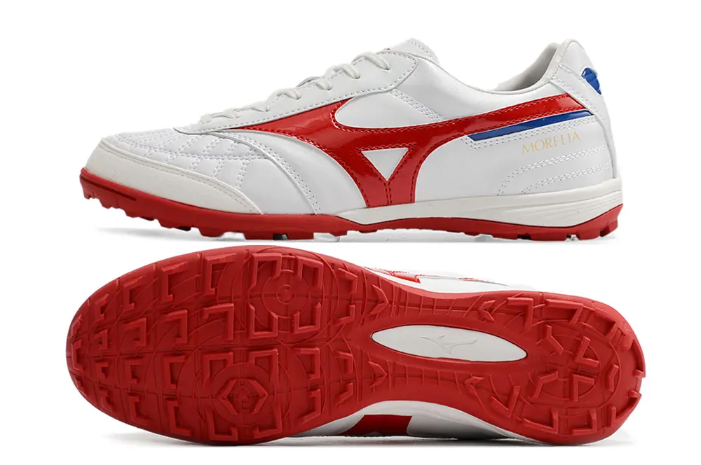 Mizuno Morelia Sala Japan TF - White/Crimson Red/Classic Blue