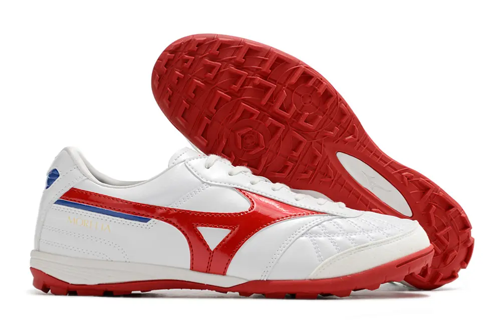 Mizuno Morelia Sala Japan TF - White/Crimson Red/Classic Blue