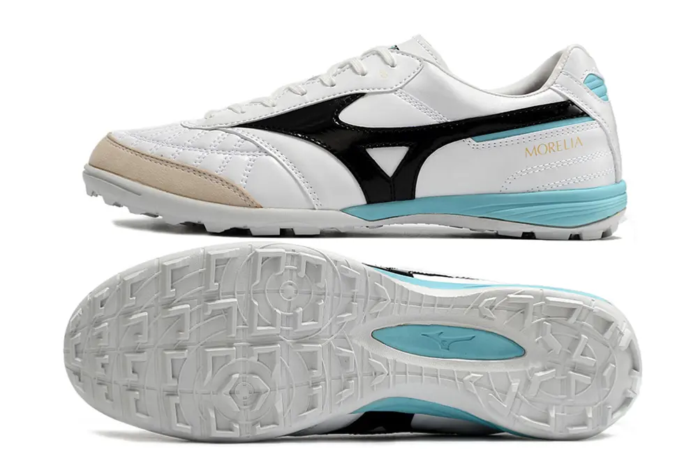 Mizuno Morelia Sala Japan TF - White/Black/Light Blue