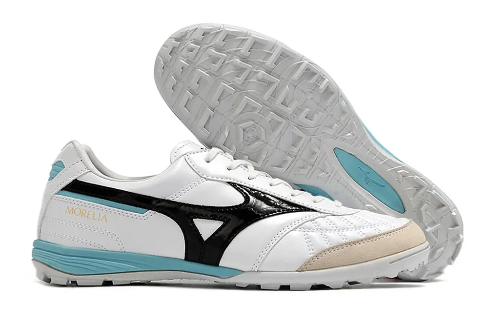 Mizuno Morelia Sala Japan TF - White/Black/Light Blue