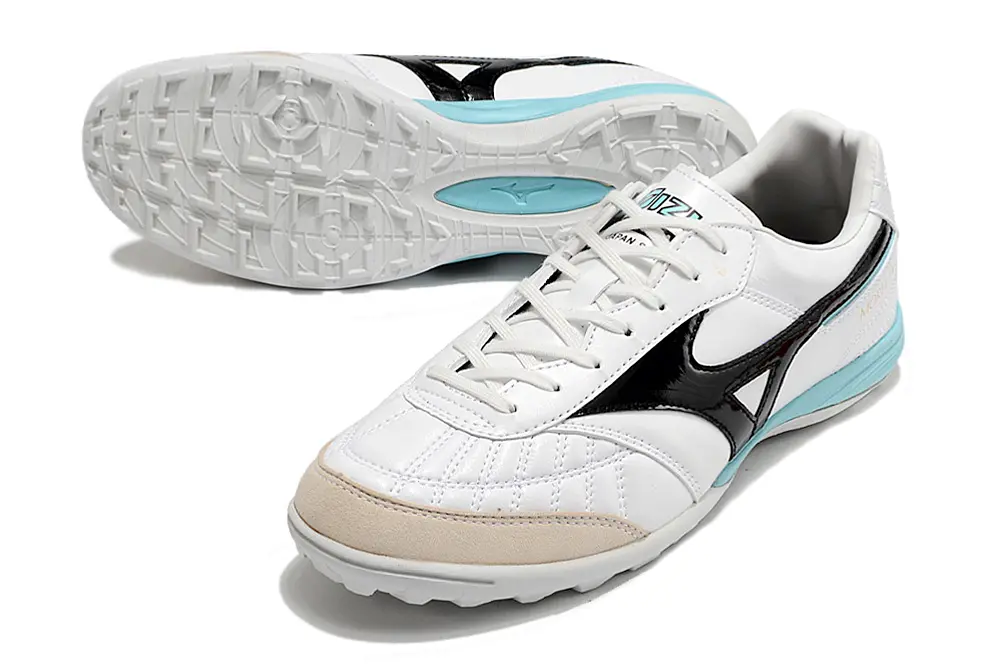 Mizuno Morelia Sala Japan TF - White/Black/Light Blue