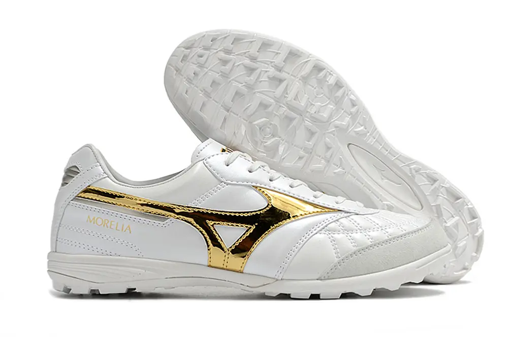 Mizuno Morelia Sala Japan TF - White/Gold/Light Gray