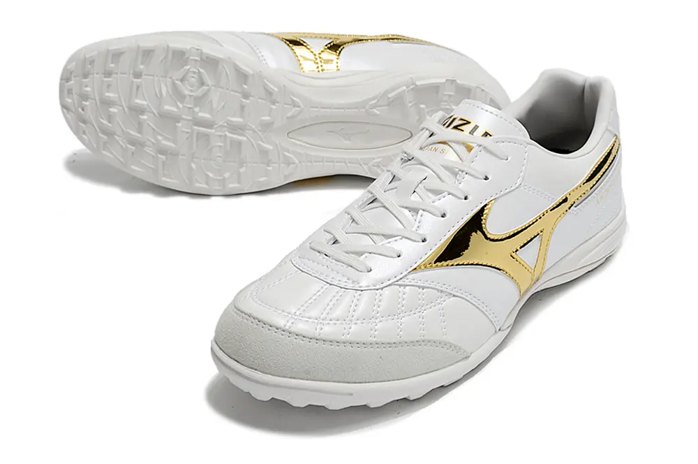 Mizuno Morelia Sala Japan TF - White/Gold/Light Gray