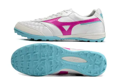Mizuno Morelia Sala Japan TF - White/Neon Pink/Sky Blue