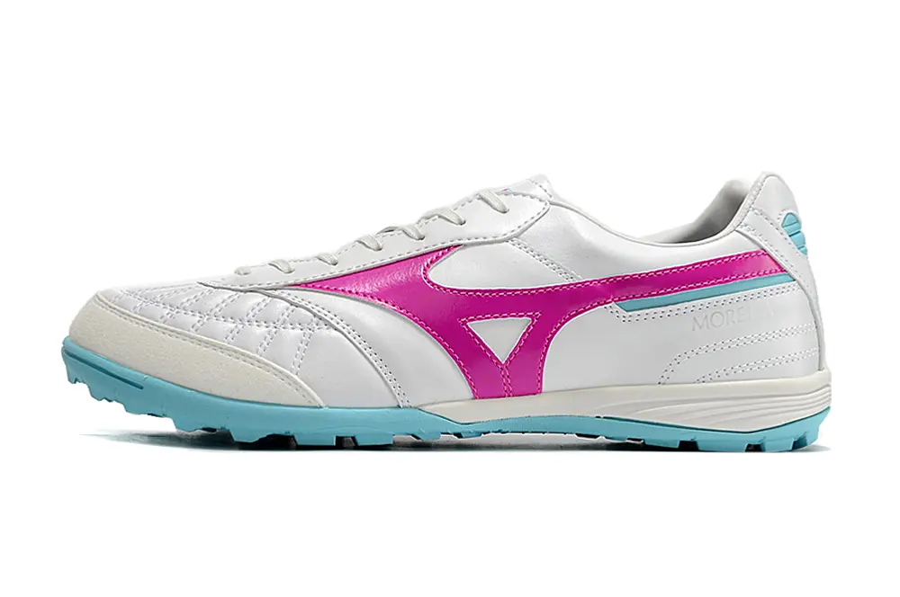 Mizuno Morelia Sala Japan TF - White/Neon Pink/Sky Blue