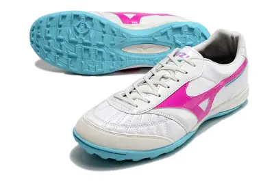 Mizuno Morelia Sala Japan TF - White/Neon Pink/Sky Blue