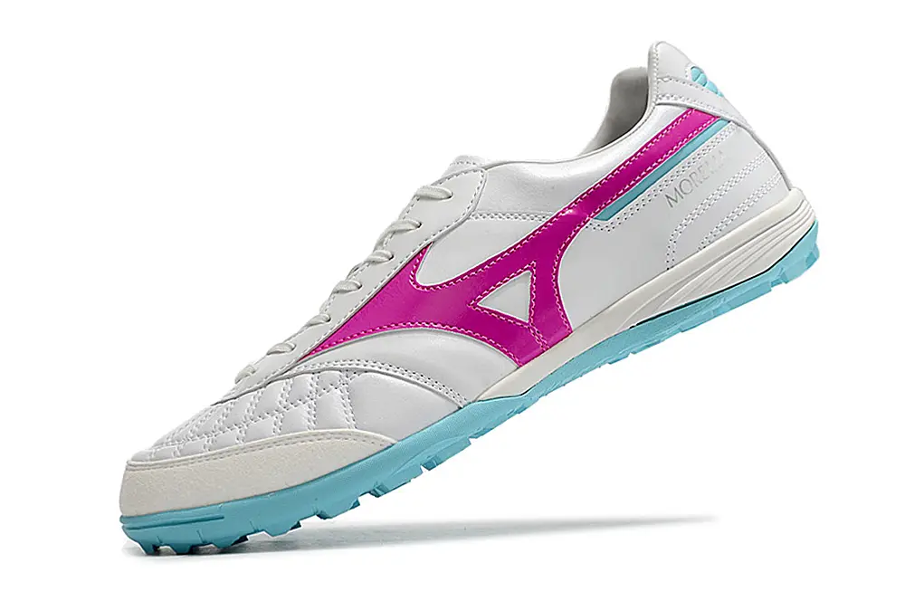 Mizuno Morelia Sala Japan TF - White/Neon Pink/Sky Blue