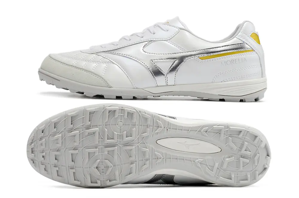 Mizuno Morelia Sala Japan TF - White/Silver/Yellow