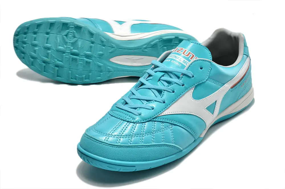 Mizuno Morelia Sala Japan TF - Turquoise/Sky Blue/White