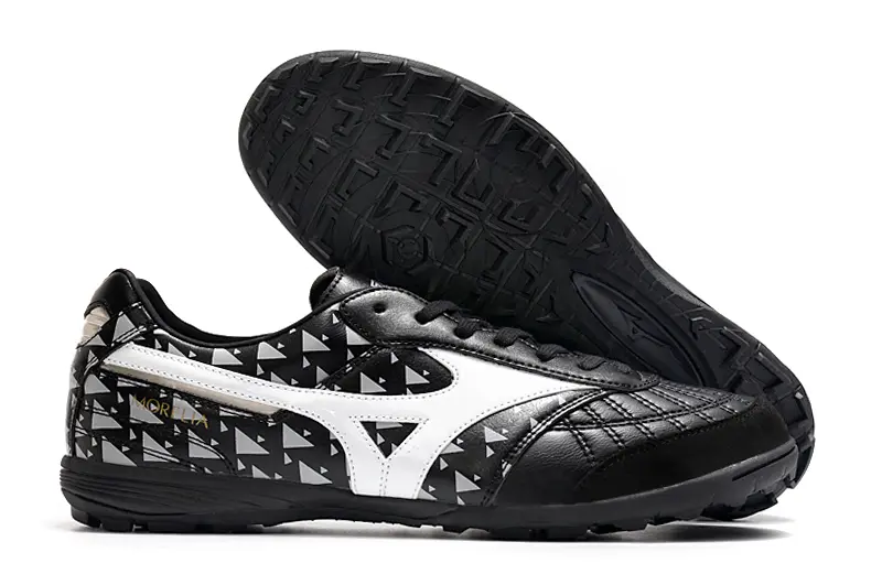 Mizuno Morelia Sala Japan TF - Black/Monochrome Classic/White Accent