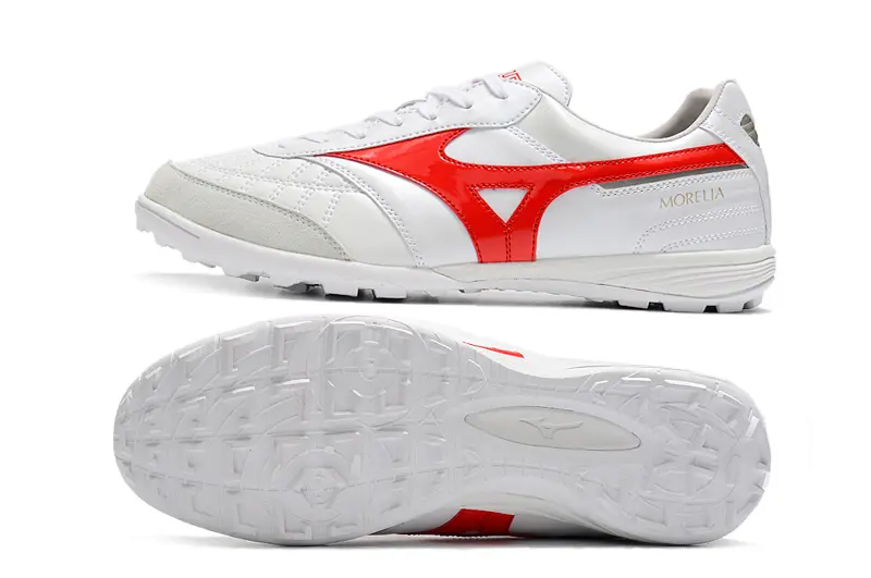 Mizuno Morelia Sala Japan TF - White/Bright Red/Soft Grey