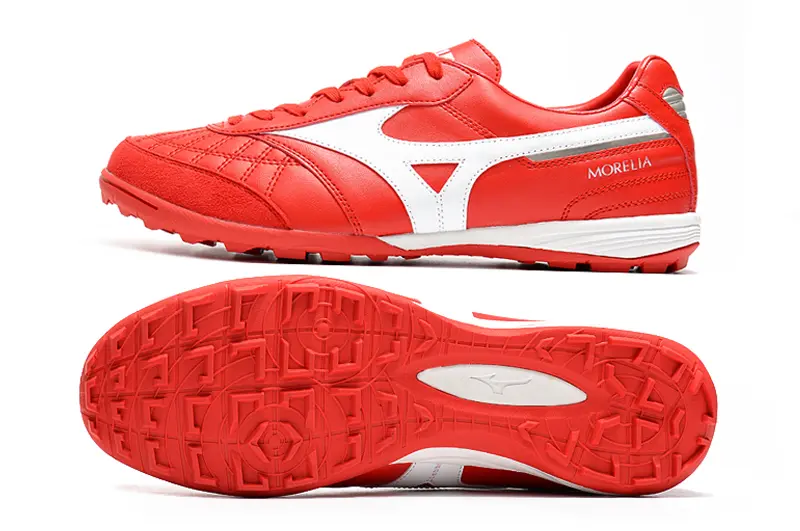 Mizuno Morelia Sala Japan TF - Red/Crimson Blaze/Snow White