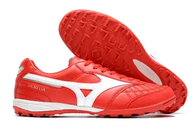 Mizuno Morelia Sala Japan TF - Red/Crimson Blaze/Snow White