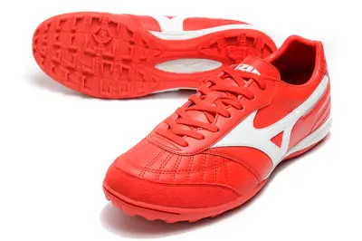 Mizuno Morelia Sala Japan TF - Red/Crimson Blaze/Snow White