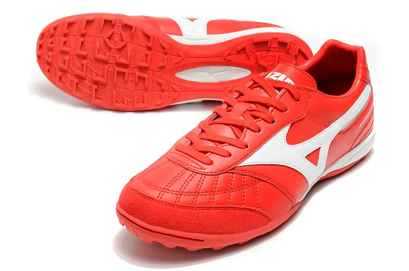 Mizuno Morelia Sala Japan TF - Red/Crimson Blaze/Snow White